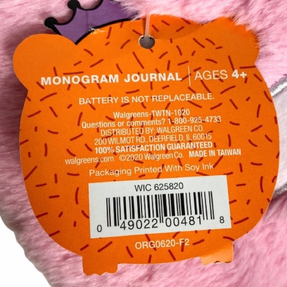 NWT FURever FRIENDS MONOGRAM LIGHT UP JOURNAL: M, T, J, or S - Picture 15 of 16